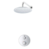 GROHE Grohtherm Regendoucheset Inbouw- - hoofddouche 25 cm - 1 functie- wandarm 35cm - chroom SW804528