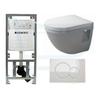 Duravit Philippe Starck 3 compact inbouwreservoir set wit SW692