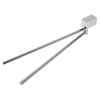 Geesa Nexx Handdoekrek 2-armig Chroom 0650114