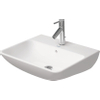 Duravit ME by Starck wastafel 55x44cm met 1 kraangat met overloop wit SW84146