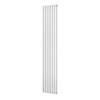 Plieger Siena designradiator verticaal enkel 1800x318mm 766W wit structuur 7253146