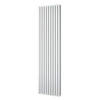 Plieger Siena designradiator verticaal dubbel 1800x462mm 1564W antraciet metallic 7253198