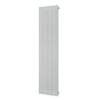 Plieger Antika Retto designradiator verticaal middenaansluiting 1800x415mm 1556W zwart grafiet (black graphite) 7253243