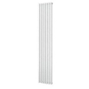 Plieger Siena designradiator verticaal enkel 1800x318mm 766W wit 7253140