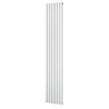 Plieger Siena designradiator verticaal enkel 1800x318mm 766W parelgrijs (pearl grey) 7253176