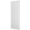 Plieger Siena designradiator verticaal enkel 1800x606mm 1422W parelgrijs (pearl grey) 7253178