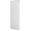 Plieger Siena designradiator verticaal enkel 1800x606mm 1422W antraciet metallic 7253196