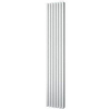 Plieger Siena designradiator verticaal dubbel 1800x318mm 1096W wit structuur 7253149