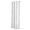 Plieger Siena designradiator verticaal enkel 1800x606mm 1422W zilver metallic 7253172