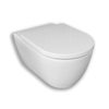 Royal Plaza Primo Toiletset - 35x54cm - hangend - spoelrandloos - diepspoel - met zitting - softclose - quick release - wit SW1122519