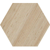 Douglas Jones Textures Vloer- en wandtegel hexagon 24x28cm 10mm R10 porcellanato Crema SW497266