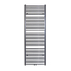 Rosani Polo Designradiator - 40x8x118cm - middenaansluiting - 441 watt - zwart mat SW460645