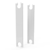 Stelrad set zijpanelen voor radiator type 21 x7.9cm Staal Wit glans 8223384