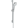 Hansgrohe Croma select s glijstangset 65cm 1jet wit chroom GA11101