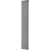 Plieger Venezia designradiator dubbel verticaal 1970x304mm 1168W parelgrijs (pearl grey) 7252685