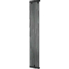 Plieger Venezia designradiator enkel verticaal 1970x304mm 970W zwart grafiet (black graphite) 7252668