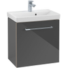 Villeroy en boch Avento wastafelonderkast 512x520x348 1xdeur scharn.links crystal grey SW59877