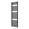 Plieger Palmyra designradiator horizontaal middenaansluiting 1775x500mm 868W mat zwart SW224591