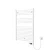 Plieger Elba Electrical elektrische designradiator - 942X600mm - met thermostaat - 500w - wit SW1027362