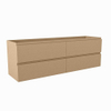 Mondiaz HAY wastafelonderkast - 150x40x50cm - 4 lades - uitsparing rechts - softclose - Oro SW1016093