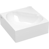 Clou Flush hoekfontein 27x27x10cm zonder kraangat Keramiek Wit SW9334