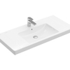 Villeroy en Boch Subway 2.0 meubelwastafel 80x47cm 1 kraangat met overloop ceramic+ wit 1024065