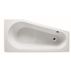 RIHO Delta standaard bad 160x80cm Hoekopstelling Rechts Excl. Poten Wit glans 310629