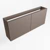 Mondiaz FOWY fonteinonderkast - 90x22x50cm - 2 deuren - push to open - softclose - Smoke SW1016854