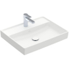 Villeroy & Boch Collaro wastafel 60x47cm zonder overloop 1 kraangat ceramic+ stone white SW358312