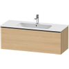 Duravit D-Neo wastafelonderkast 121x44x46.2cm 1 lade Natuur eiken Mat SW641069