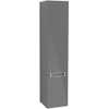 Villeroy en Boch Subway 2.0 hoge kast 35x165x37cm links inclusief 2 deuren grey 1024335