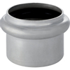 Geberit soldeerhuls met insteekmof messing overgangsstuk lood of koper D32 SW30181