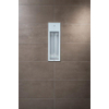 Sunshower Pure White infrarood inbouwapparaat 19.9x61.9x10cm half body 1250watt wit/aluminium SW719903