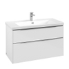 Villeroy & Boch Subway 3.0 wastafelonderkast 97.3x57.9cm 2 lades Brilliant white SW641686
