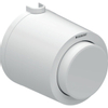 Geberit Type01 bedieningplaat met frontbediening voor toilet 9.5x9.5cm wit GA15443