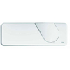Wisa 2100 Planchet bedieningsplaat planchet kunststof voor inbouwreservoir 2100 spoelonderbreking SO wit 0702048