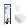 Villeroy Boch Subway 2.0 DirectFlush Toiletset - wisa xs reservoir - argos bedieningsplaat - softclose - wit SW28179