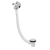 Crosswater badvulcombinatie met click afvoerplug verlengd 100cm chroom SW31385