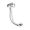 Crosswater Bath Fill badafvoer inclusief badvuller met klikwaste of draaiwaste chroom SW31200