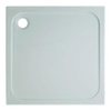 Crosswater Shower Tray douchebak 80x80x4.5cm vierkant met antikalkbehandeling afvoer 90mm wit SW30831