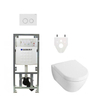 Villeroy & Boch Subway 2.0 DirectFlush Toiletset - geberit reservoir - softclose - bedieningsplaat sigma20 - wit SW791677