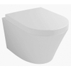 Wiesbaden Vesta wandcloset met Vesta toiletzitting softclose en quick release glans wit SW49005