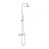 Crosswater Design regendouche met handdouche en thermostatische kraan chroom SW54033