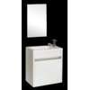 Saniclass Future fonteinkast 40x22cm linksdraaiend met spiegel wit SW2288