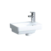 Laufen Pro S fontein 36x25x14.6cm 1 kraangat rechts met overloop keramiek wit GA78144