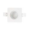 Interlight LED spot set IP65 dimbaar vierkant 90mm met driver 36° richtbaar wit 4246937