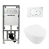 Villeroy & Boch subway 2.0 toiletset diepspoel inclusief ViFresh plus quickrelease en softclose zitting afdekplaat wit SW77059