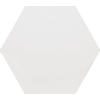 Douglas Jones Vintage Wandtegel hexagon 15x17cm 8mm witte scherf Blanco SW360896