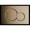 Geberit Sigma01 bedieningsplaat - 2-toets spoeling - ronde knoppen - edelmessing 0700523