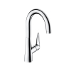 Hansgrohe Talis S keukenkraan 220 met hoge draaibare uitloop instelbaar 110°, 150° of 360° chroom SW95071